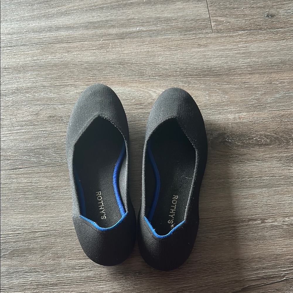 Rothy's Black Flats Minimalist Comfort Loafers